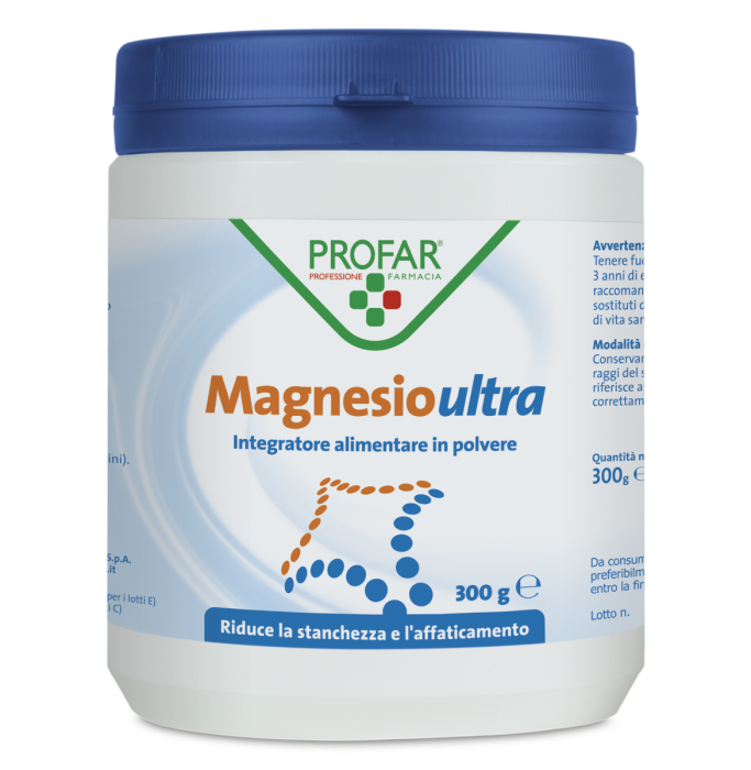 Profar Magnesio Ultra Integratore Alimentare in Polvere, 300g