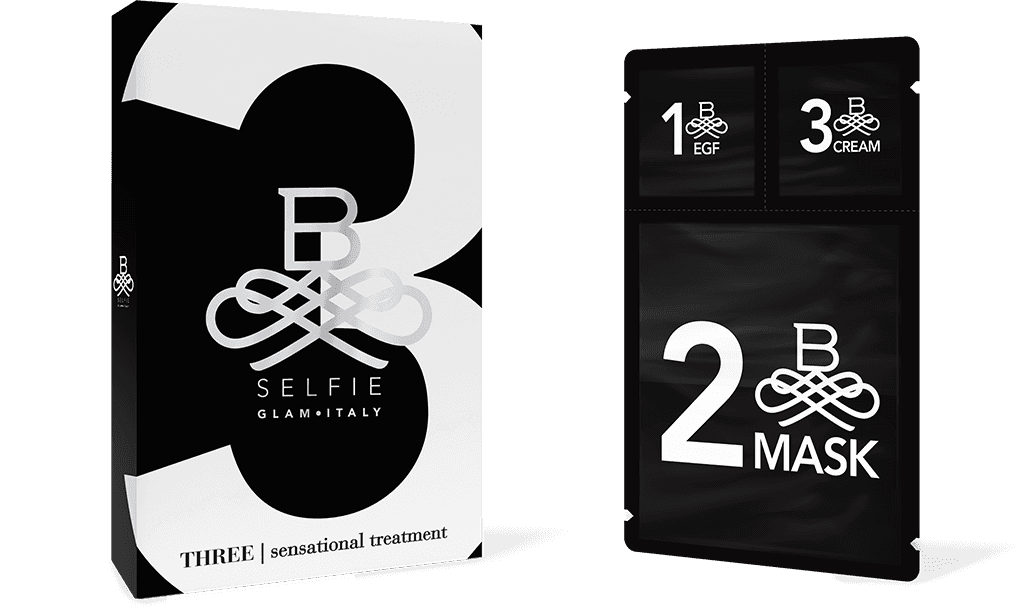B Selfie Three Sensational Treatment Maschera 25 Ml + Siero 3 Ml + Crema 3 Ml