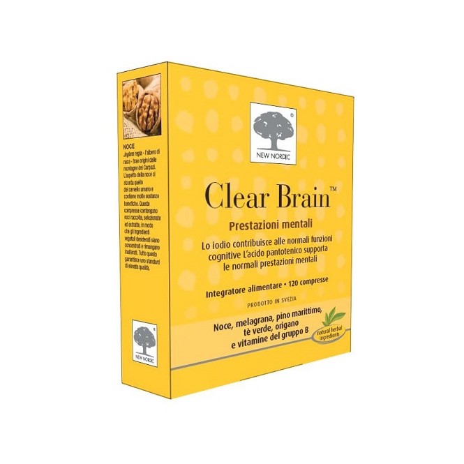 Clear Brain Integratore Sistema Nervoso 120 Compresse