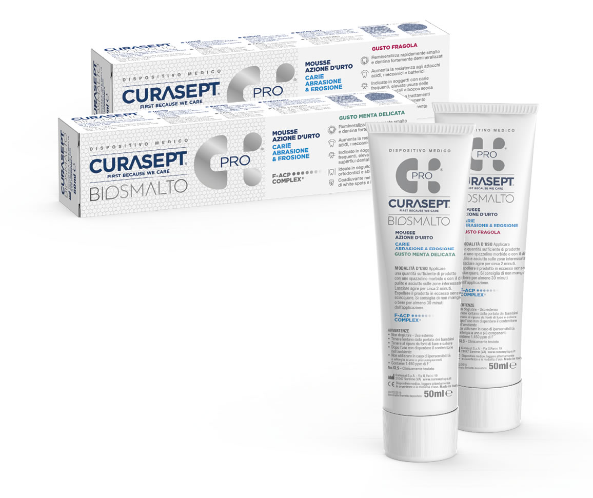 Curasept Biosmalto Mousse Menta Delicata 50 ml