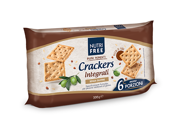 Crackers Integrali - crackers senza glutine 200 g