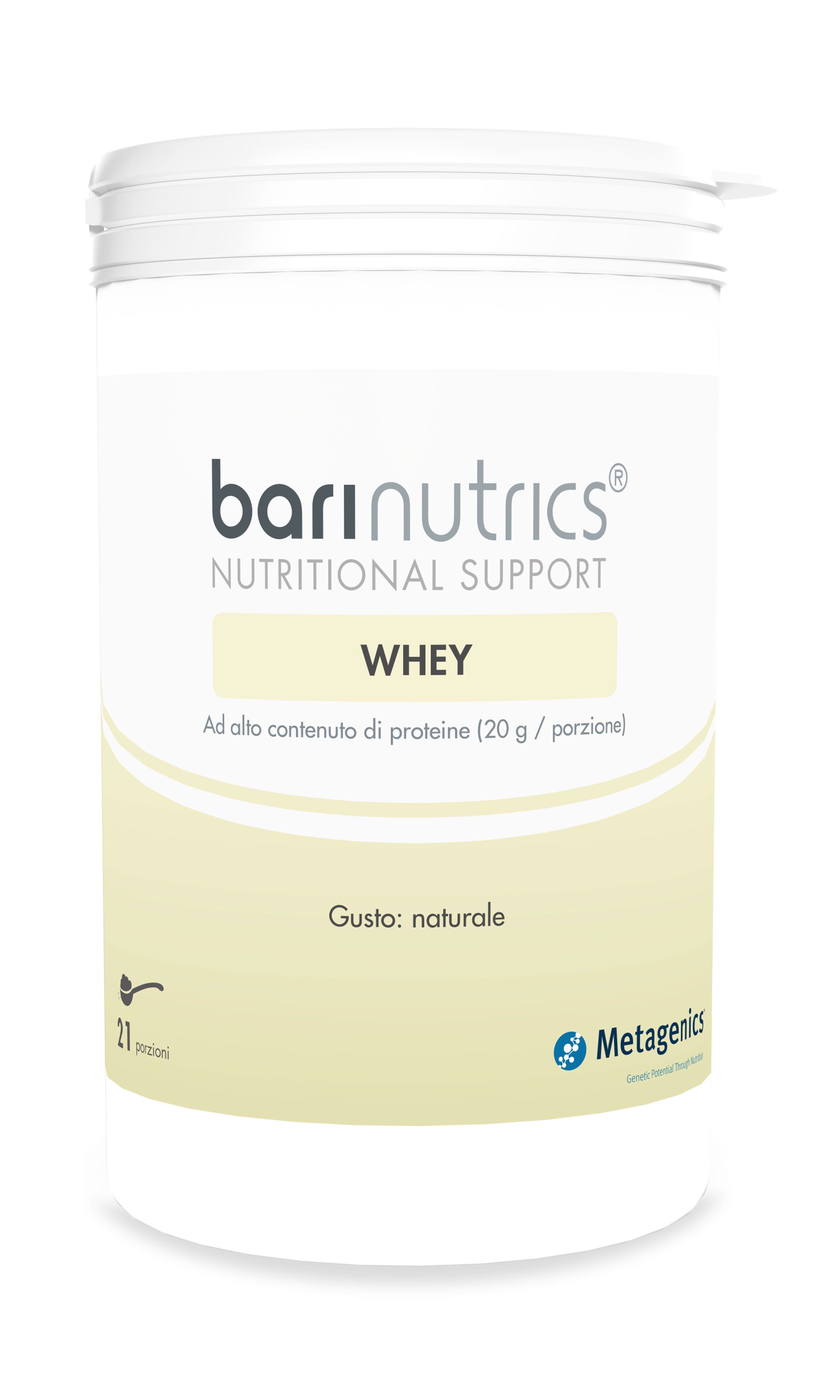 Barinutrics Whey Integratore In Polvere Massa Muscolare 21 Porzioni