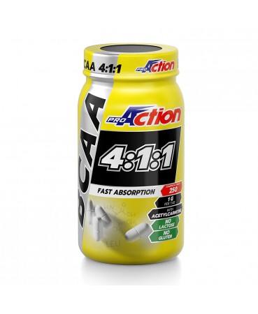 ProAction Bcaa 4:1:1 Integratore di Aminoacidi 250 Compresse