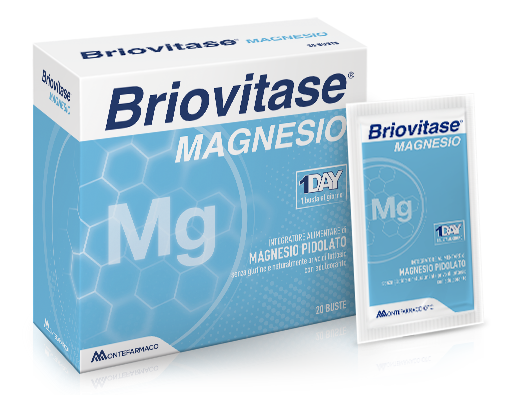 Briovitase Magnesio Integratore per Stress e Ansia 20 Bustine