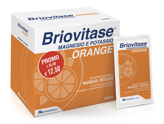 Briovitase Orange Integratore Magnesio e Potassio 30 Bustine