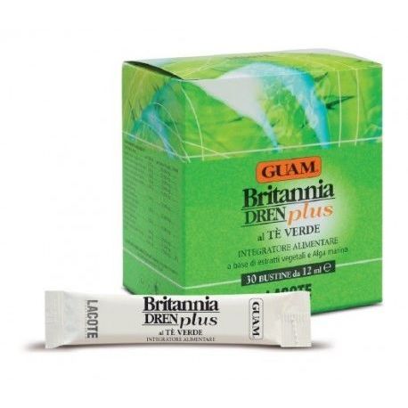 Guam Britannia Dren Plus Tè Verde Integratore Drenante 30 Bustine