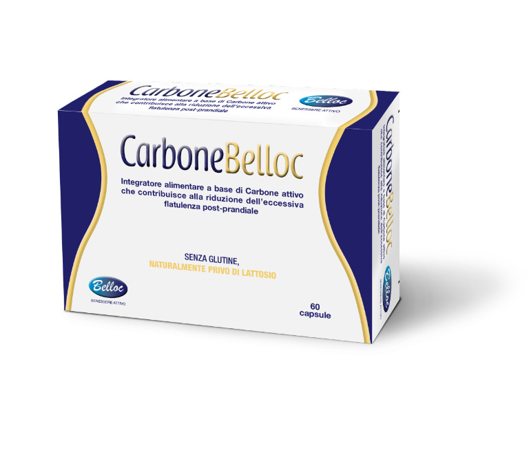 Carbone Belloc Integratore Gas Intestinale 40 Compresse