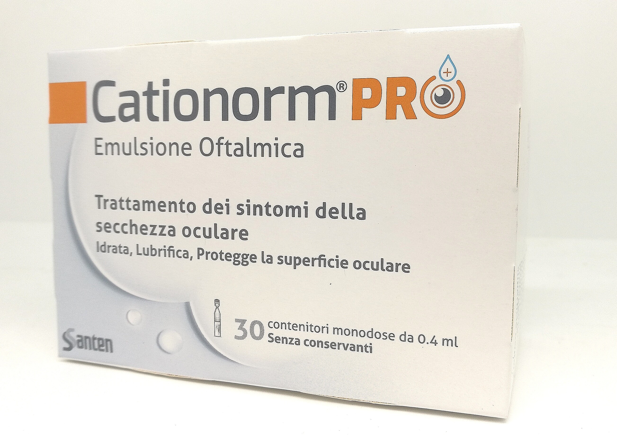 Cationorm Pro Emulsione Oftalmica 30 Flaconcini Monodose Da 0,4 Ml