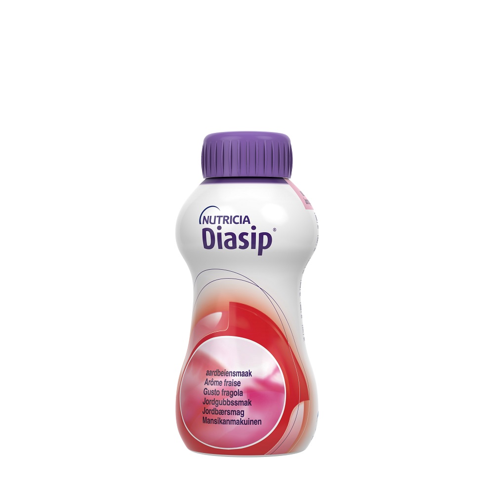 Diasip Integratore Per Diabetici Gusto Fragola 4x200 ml