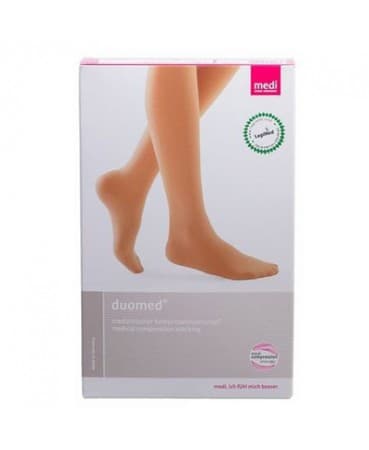 Gambaletto compressivo duomed 533 classe di compressione 1 corto punta aperta l