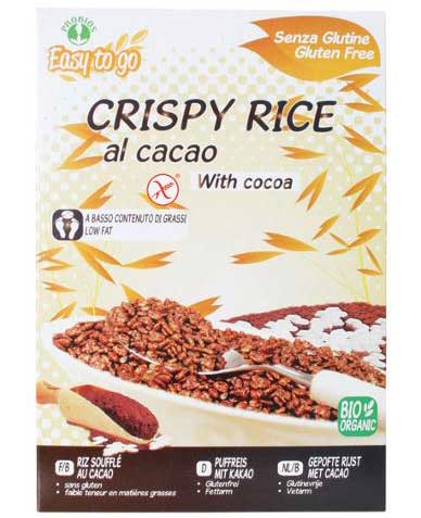 Easy To Go Crispy Rice Al Cacao Biologico Senza Glutine 375 g