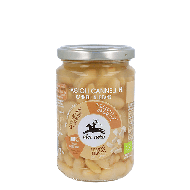 Fagioli Cannellini Lessati Biologici 300 g