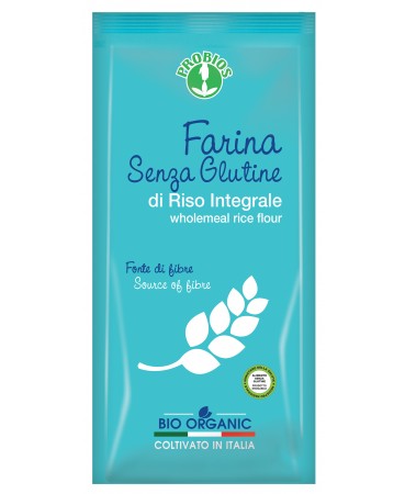 Probios Farina di Riso Integrale Biologica Senza Glutine 375 g