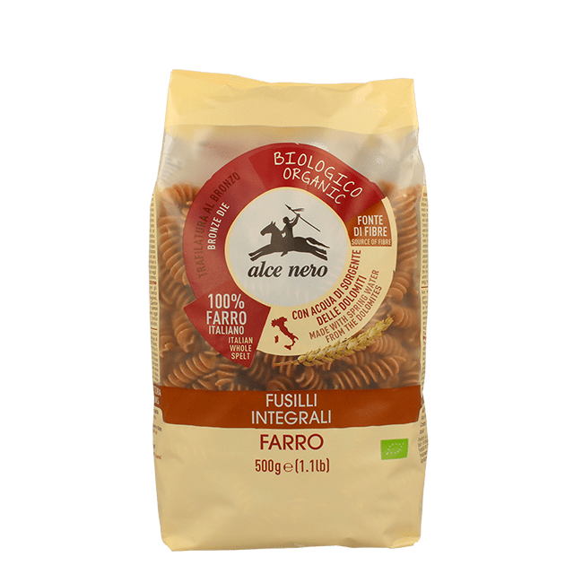 Alce Nero Fusilli Integrali di Farro Biologici 500 g