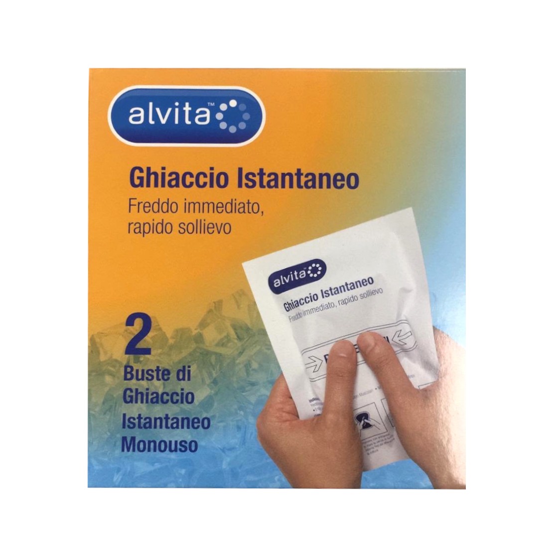 Alvita ghiaccio istantaneo 2 pezzi