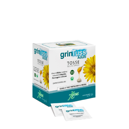 Aboca Grintuss Adulti Tosse Secca e Grassa 20 Compresse Orosolubili