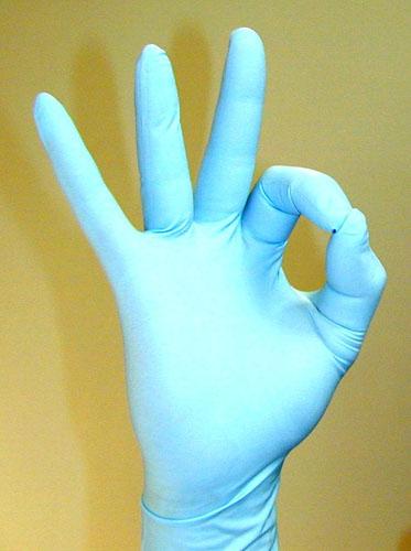 GUANTO NITRILE 100PZ M