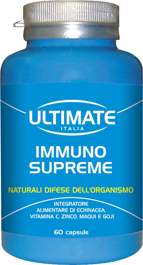 Ultimate Italia Immuno Supreme Integratore per le Naturali Difese dell'Organismo 60 Capsule