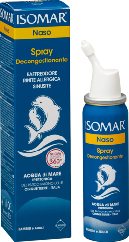 Isomar Naso Spray Decongestionante Acqua di Mare Ipertonica 50 ml
