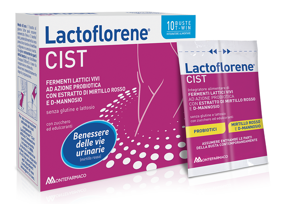 Lactoflorene Cist Integratore Benessere delle Vie Urinarie 10 Bustine
