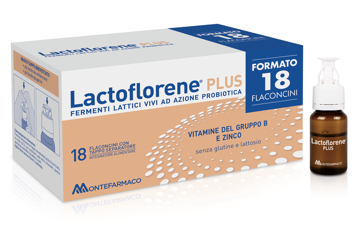 Lactoflorene Plus Integratore Fermenti Lattici Vivi 18 Flaconcini