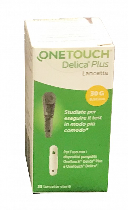Onetouch Delica Plus Lancette Sterili per Pungidito 25 pezzi
