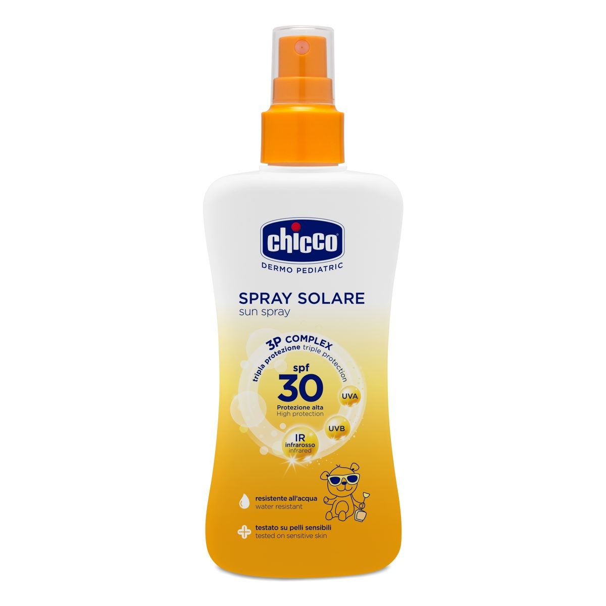 Chicco Protezione Solare Latte Spray Per Bambini SPF 30+ 150 ml