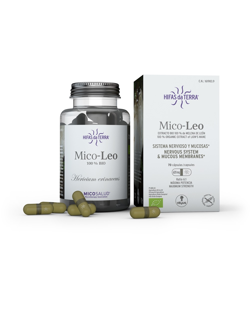 Mico-Leo Integratore Naturale di Funghi 70 Capsule