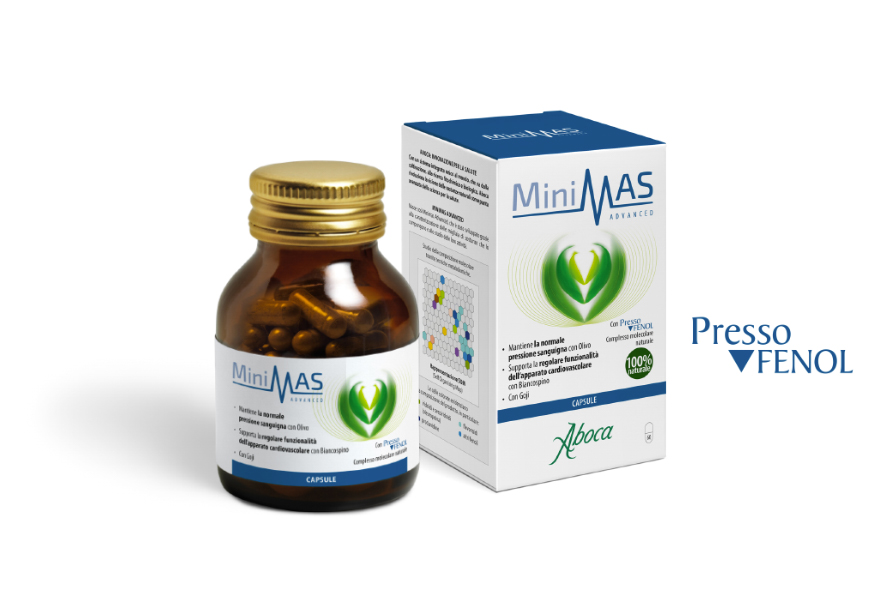 Aboca Minimas Advanced Integratore Regolarità Pressione Arteriosa 60 Capsule