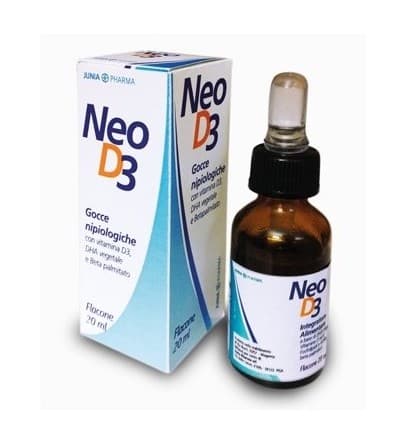 JuniaPharma Neo D3 Integratore Vitaminico Gocce 20 Ml