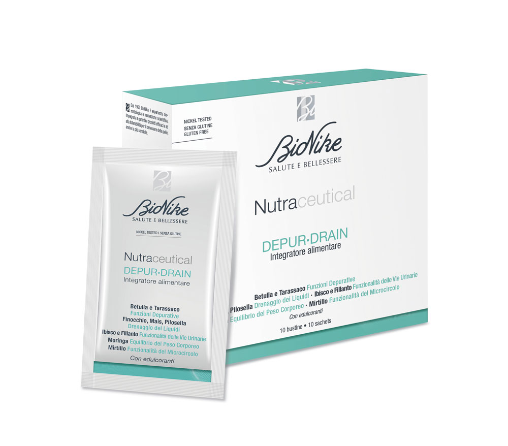 Bionike Nutraceutical Depur-drain Integratore Anticellulite 10 Bustine