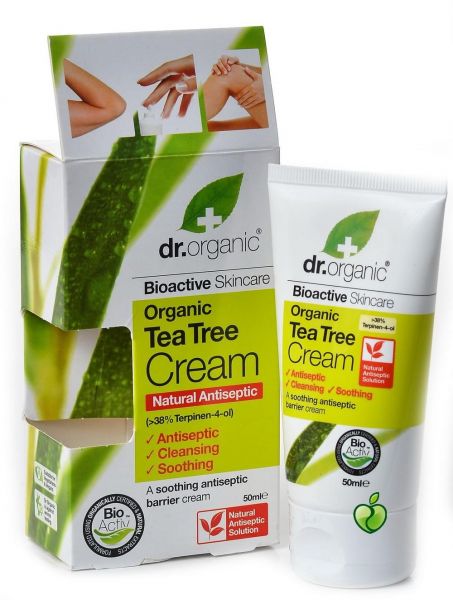 Dr. Organic Tea Tree Crema Antisettica Naturale 50 ml