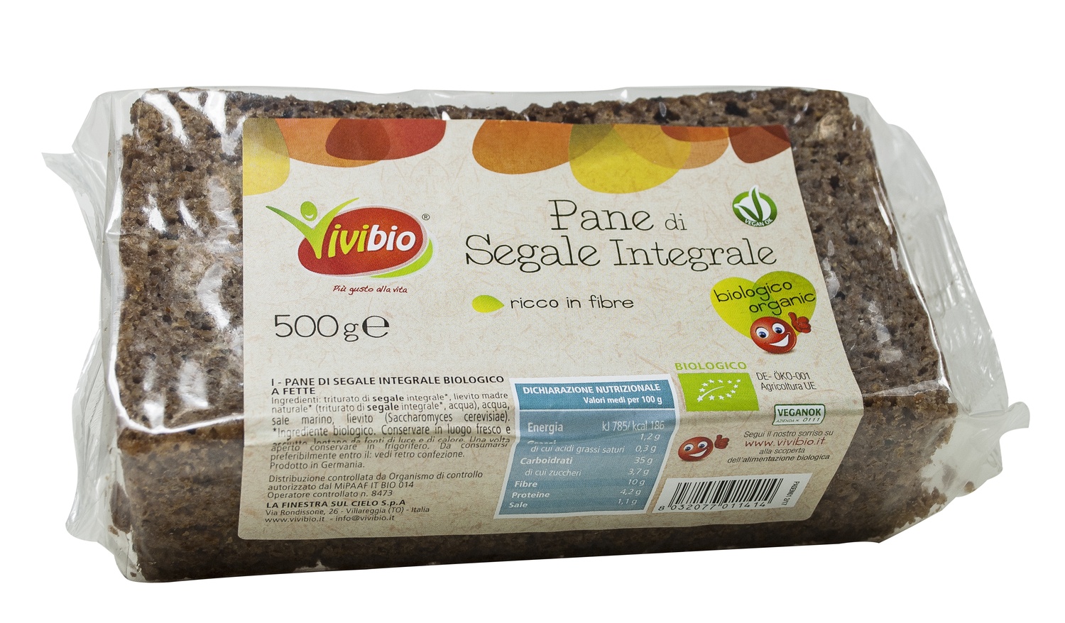 Pane Di Segale Integr Bio Vvb