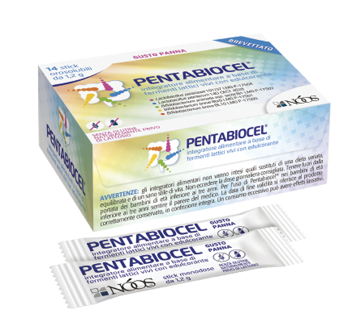 Pentabiocel Integratore Fermenti Lattici Vivi 14 Bustine Stick