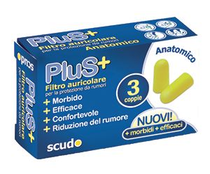 Earplug Scudo Plus Tappi Auricolari 6 Pezzi