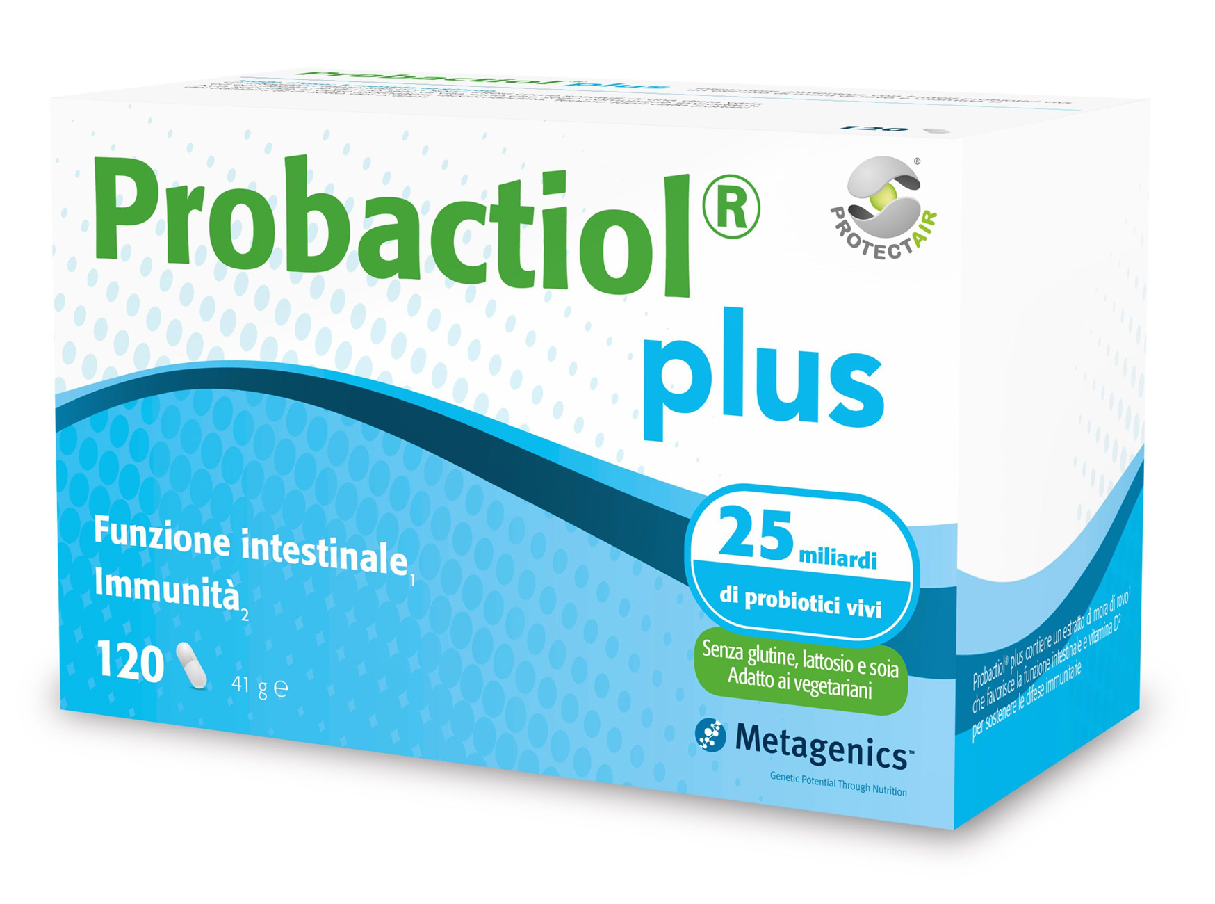Probactiol Plus Protect Air Integratore Intestinale 120 Capsule