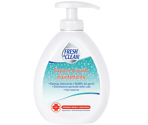 Fresh &amp; Clean Sapone Liquido Disinfettante 300ml