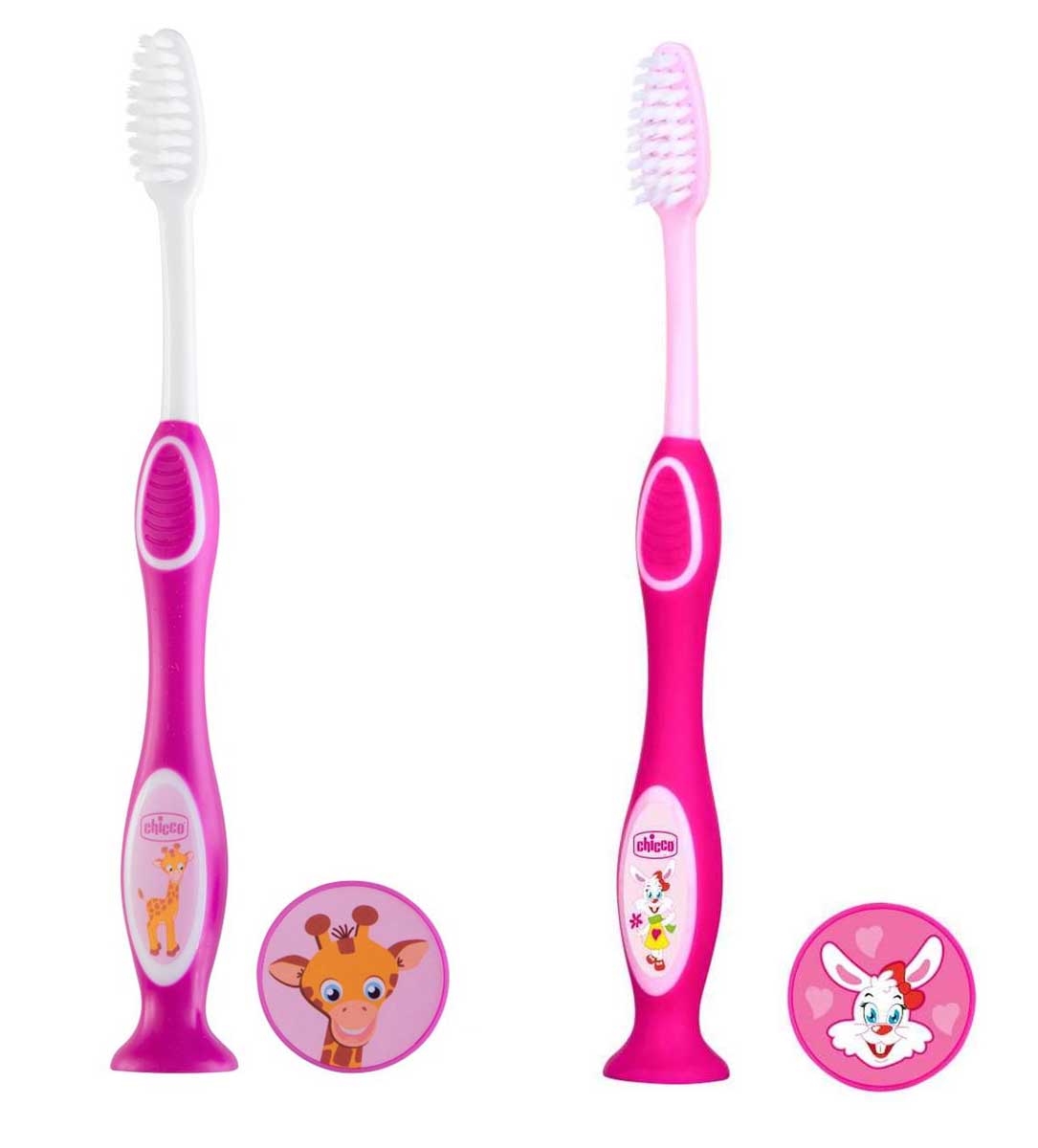 Chicco Spazzolino Rosa 3-6 Anni 1 Pezzo