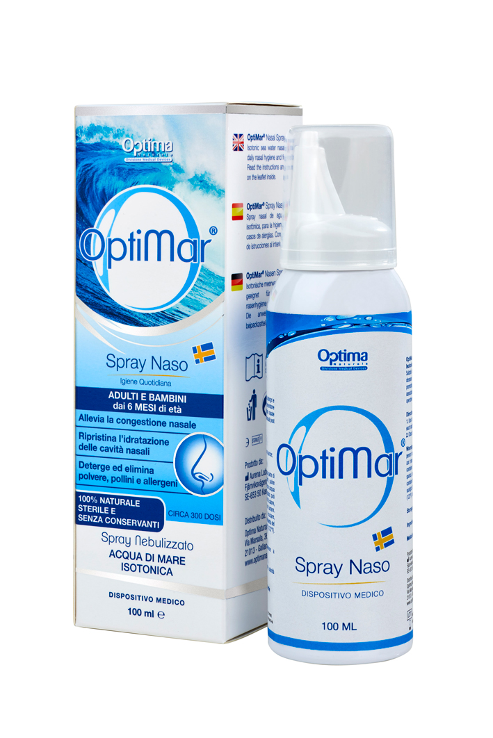 Optimar Spray Naso Soluzione Isotonica Decongestionante 100 ml