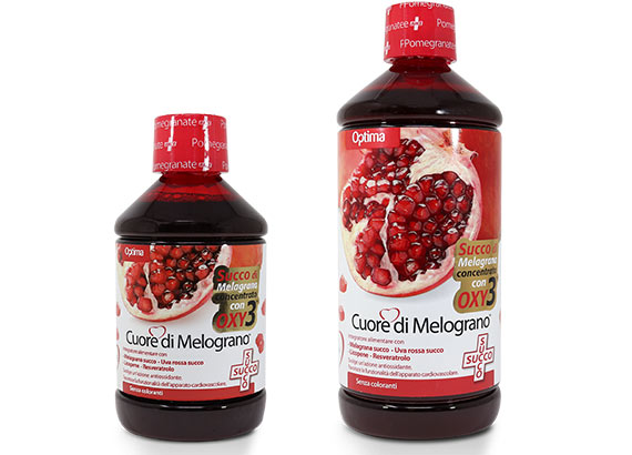 Optima Cuore Di Melograno Succo con Oxy3 Integratore Antiossidante 1 L