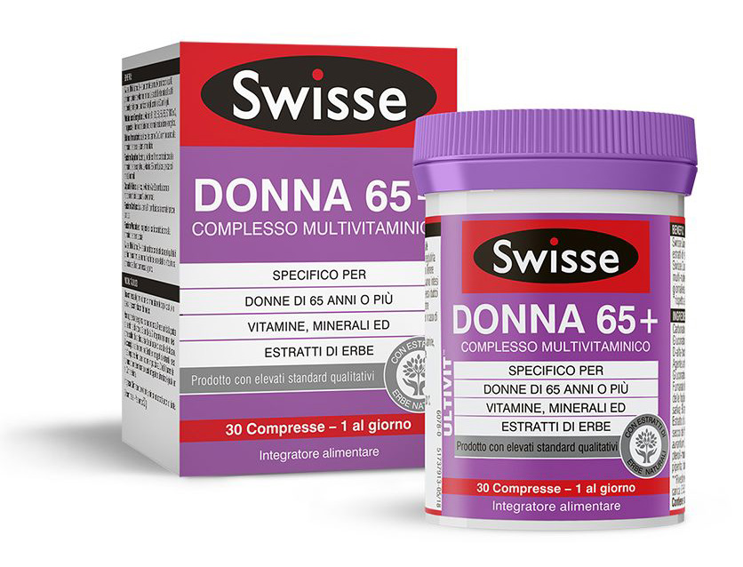 Swisse Donna 65+ Integratore Multivitaminico 30 Compresse