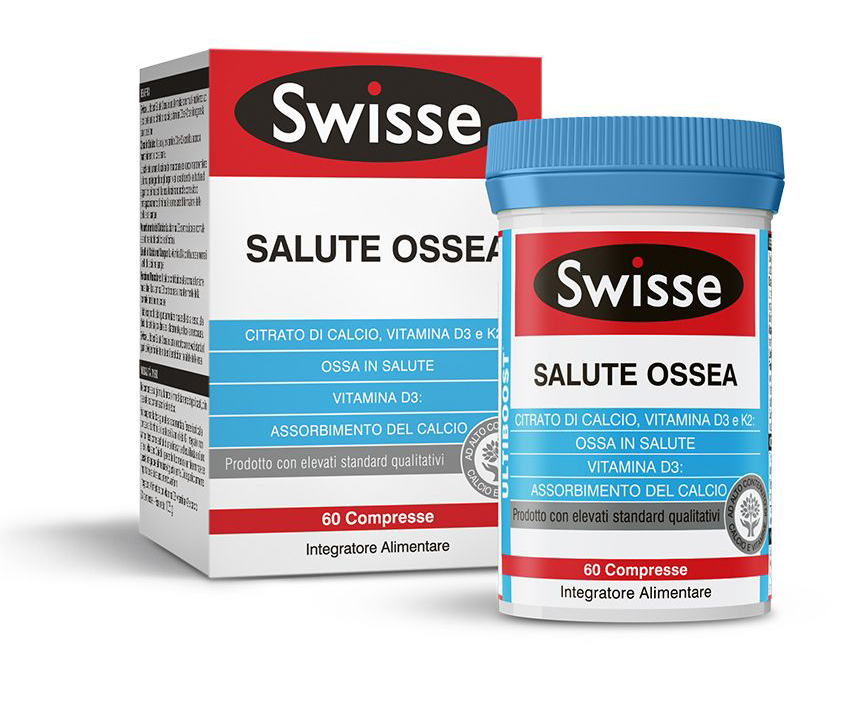 Swisse Salute Ossea Integratore di Calcio 60 Compresse