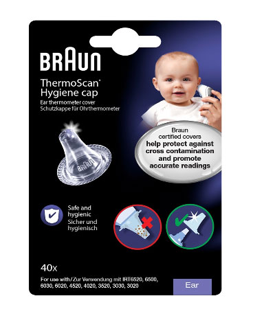 Braun Thermoscan Coprilente Ricambio Per Termometro Auricolare