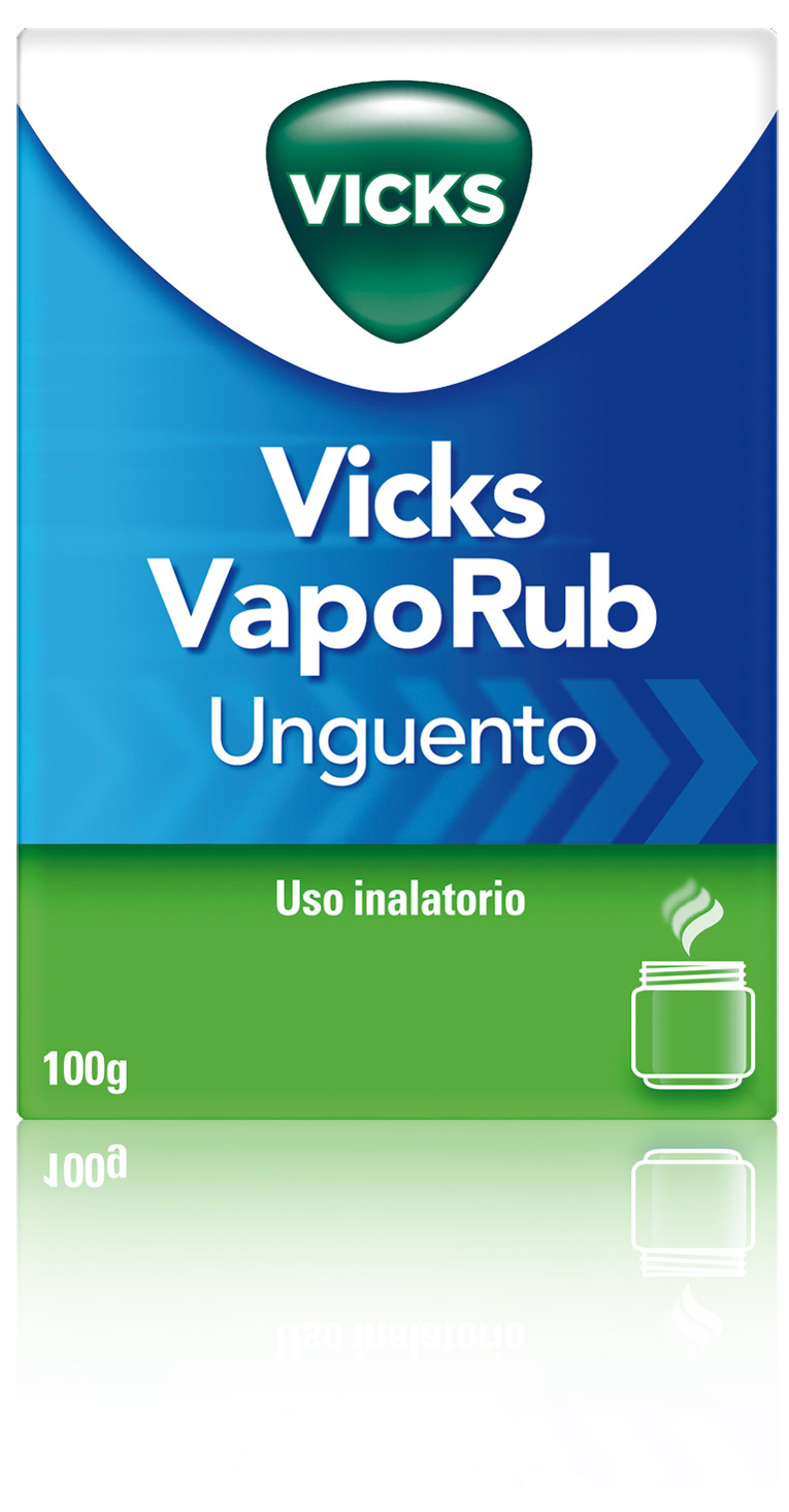 Vicks Vaporub Rimedio Per Raffreddore, Mal Di Gola, Tosse E Naso Chiuso Vasetto Da 100 g