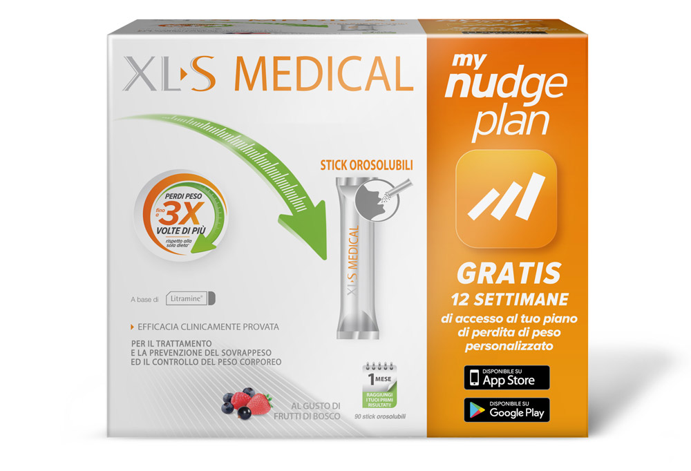 XL-S Medical Liposinol Direct 90 Stick My Nudge Plan App - Piano personalizzato gratuito di perdita ponderale di 12 settimane