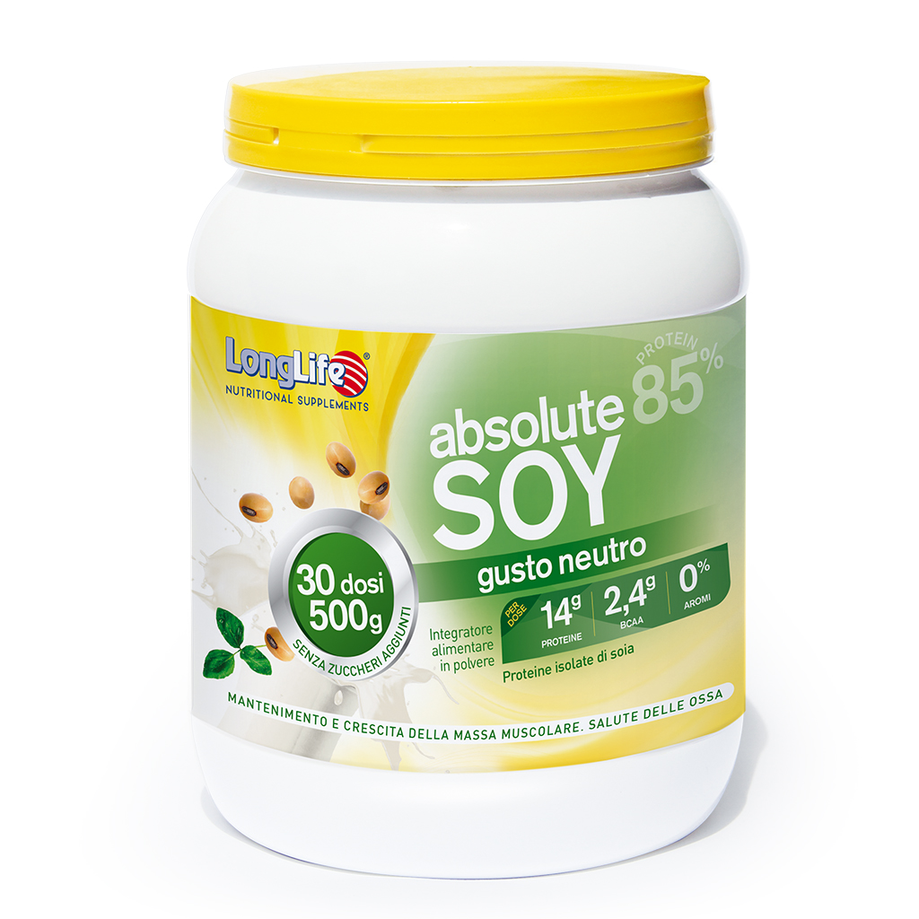 LongLife Absolute Soy Integratore Di Proteine Di Soia 500 g 30 Dosi