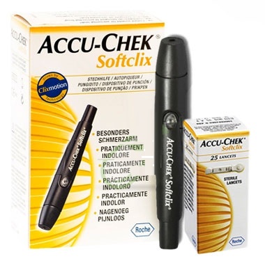 Roche Accu-Chek Softclix Penna Pungidito + 25 Lancette