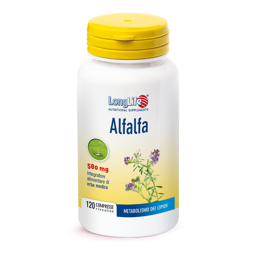 LongLife Alfalfa 580 mg Integratore 120 Compresse