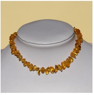 ALMABABY AMBRA HONEY COLLANA