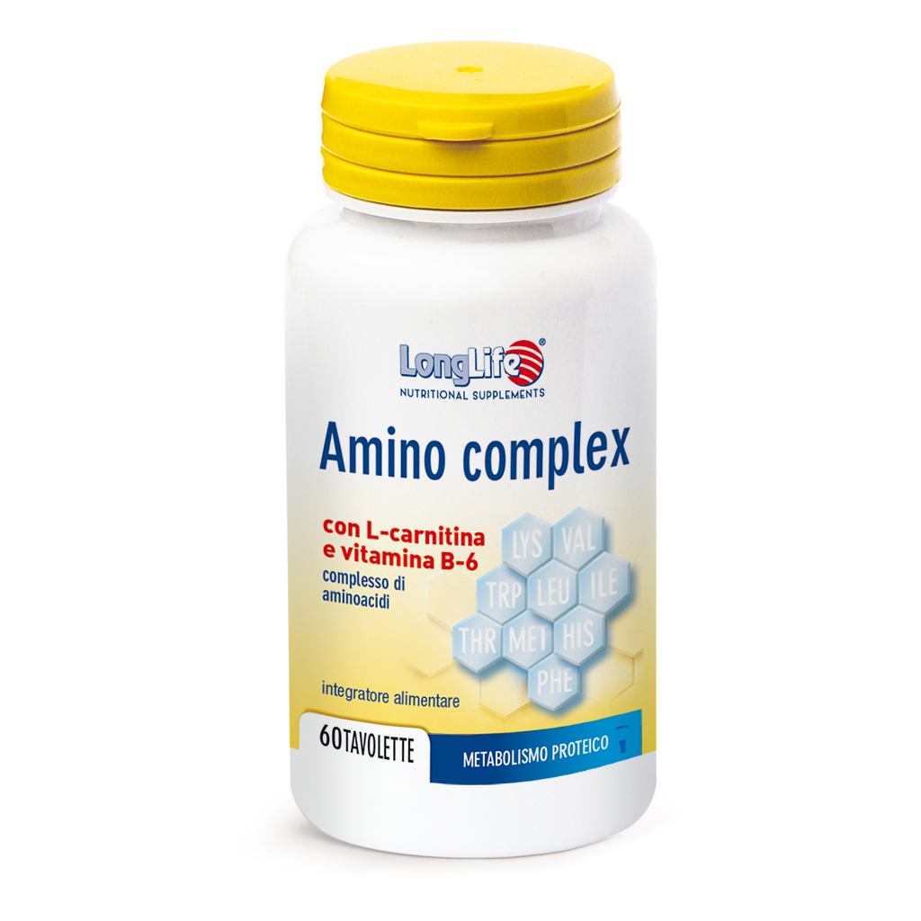 LongLife Amino Complex Integratore di Proteine del Siero di Latte 60 Tavolette